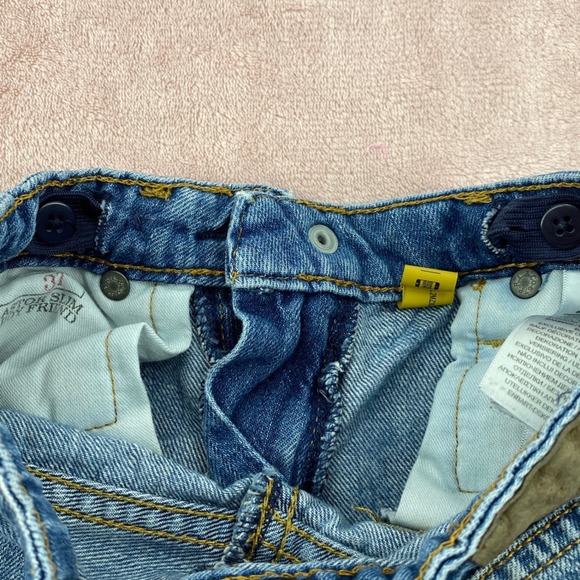 Polo Ralph Lauren Jeans Girls 3T Astor Slim Boyfriend Blue Jeans Logo Print - Picture 8 of 10